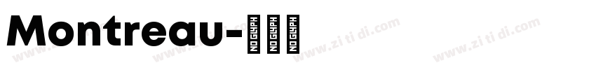 Montreau字体转换
