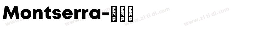 Montserra字体转换