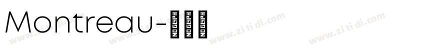 Montreau字体转换