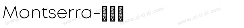 Montserra字体转换