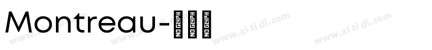 Montreau字体转换