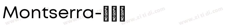 Montserra字体转换