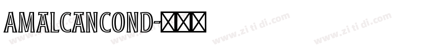 AmalcanCond字体转换