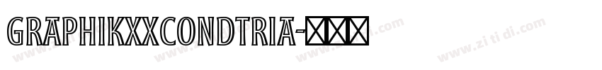 GraphikXXCondTria字体转换