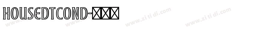 houseDTCond字体转换