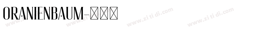 Oranienbaum字体转换