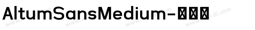 AltumSansMedium字体转换 AltumSansMedium字体转换