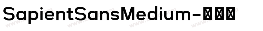 SapientSansMedium字体转换