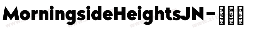 MorningsideHeightsJN字体转换