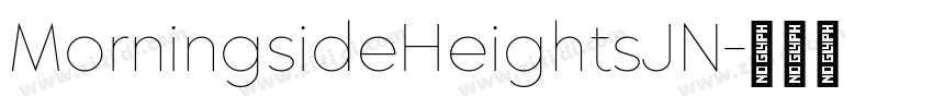 MorningsideHeightsJN字体转换