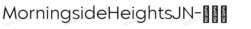 MorningsideHeightsJN字体转换