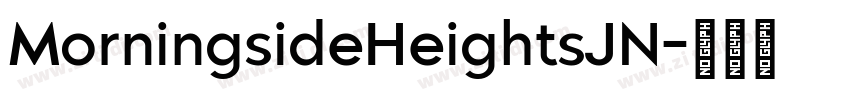 MorningsideHeightsJN字体转换