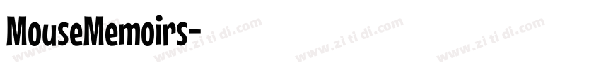 MouseMemoirs字体转换