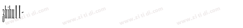 zhihu11字体转换