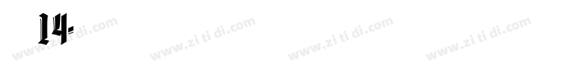 方正像素14字体转换