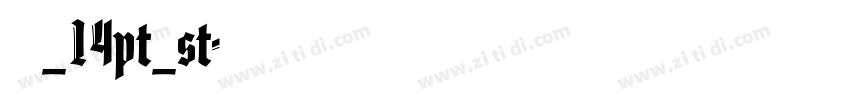 瀹嬩綋_14pt_st字体转换