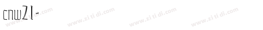 cnw21字体转换