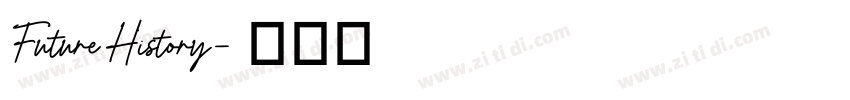 FutureHistory字体转换