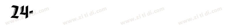 像素24字体转换