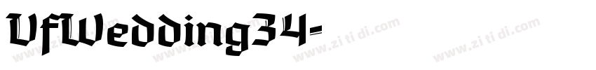 VfWedding34字体转换