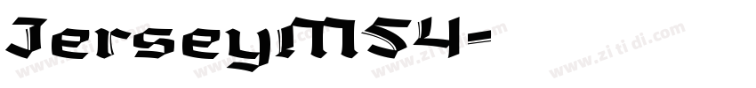 JerseyM54字体转换