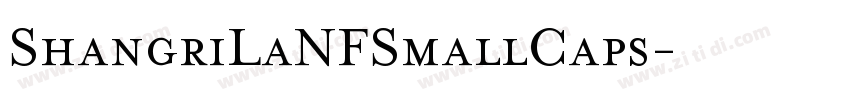 ShangriLaNFSmallCaps字体转换
