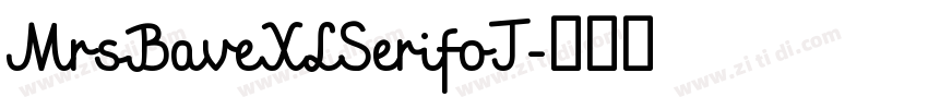 MrsBaveXLSerifoT字体转换