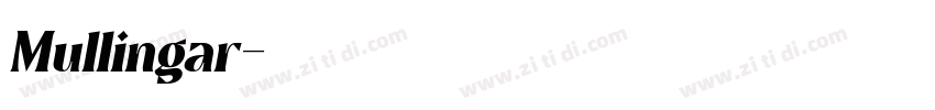 Mullingar字体转换
