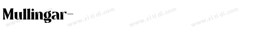Mullingar字体转换