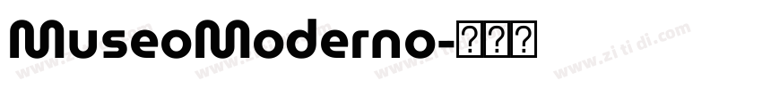 MuseoModerno字体转换