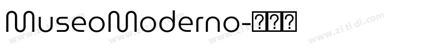 MuseoModerno字体转换
