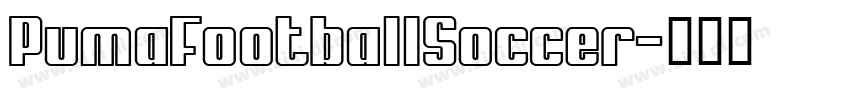 PumaFootballSoccer字体转换