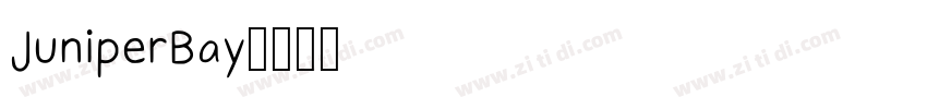 JuniperBay字体转换