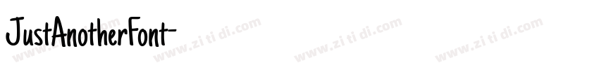 JustAnotherFont字体转换