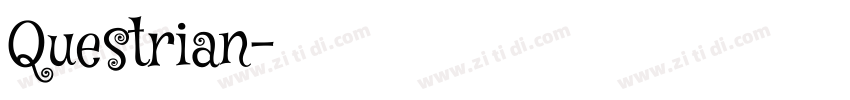 Questrian字体转换