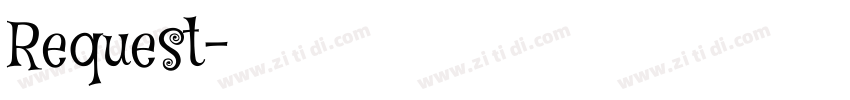 Request字体转换