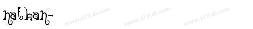 nathan字体转换