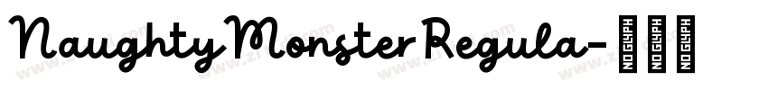 NaughtyMonsterRegula字体转换