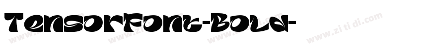 TensorFont-Bold字体转换