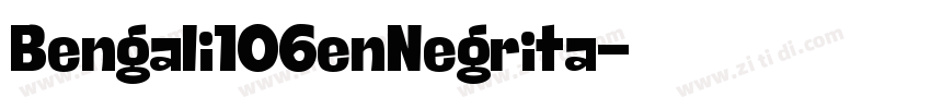 Bengali106enNegrita字体转换