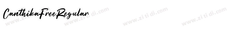 CanthikaFreeRegular字体转换 CanthikaFreeRegular字体转换