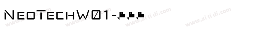 NeoTechW01字体转换