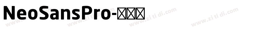 NeoSansPro字体转换