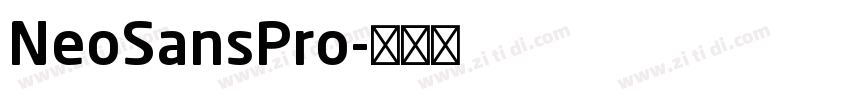 NeoSansPro字体转换