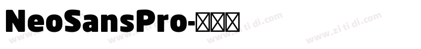 NeoSansPro字体转换