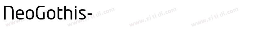 NeoGothis字体转换
