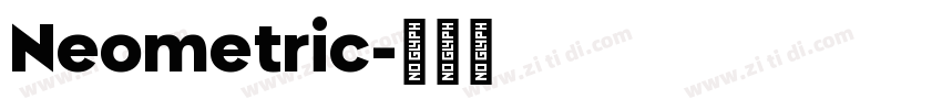 Neometric字体转换
