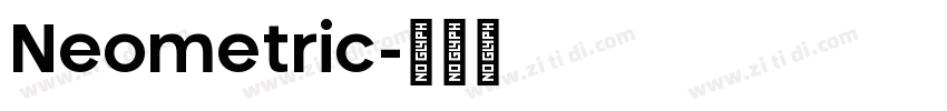Neometric字体转换