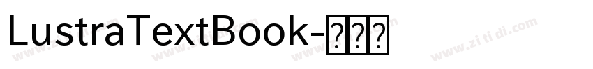 LustraTextBook字体转换