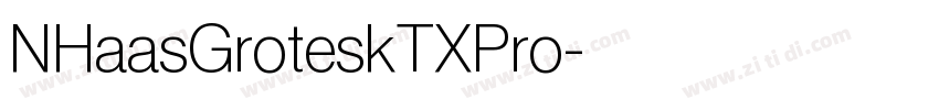 NHaasGroteskTXPro字体转换
